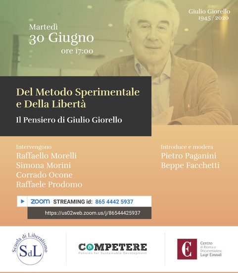 Del Metodo Sperimentale e Della Libertà - Il Pensiero di Giulio Giorello