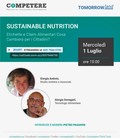 Sustainable Nutrition Etichette E Claim Alimentari Cosa Cambierà Per i Cittadini?