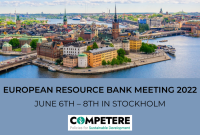 EUROPEAN RESOURCE BANK MEETING 2022 JUNE 6TH – 8TH IN STOCKHOLM