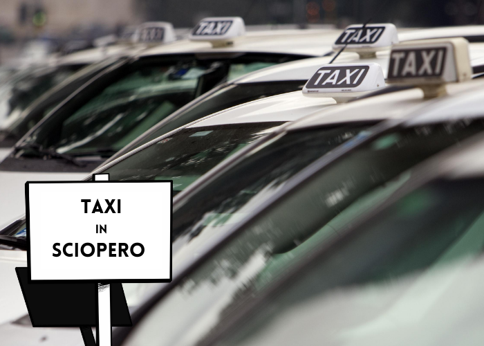 Taxi: sciopero selvaggio e non autorizzato